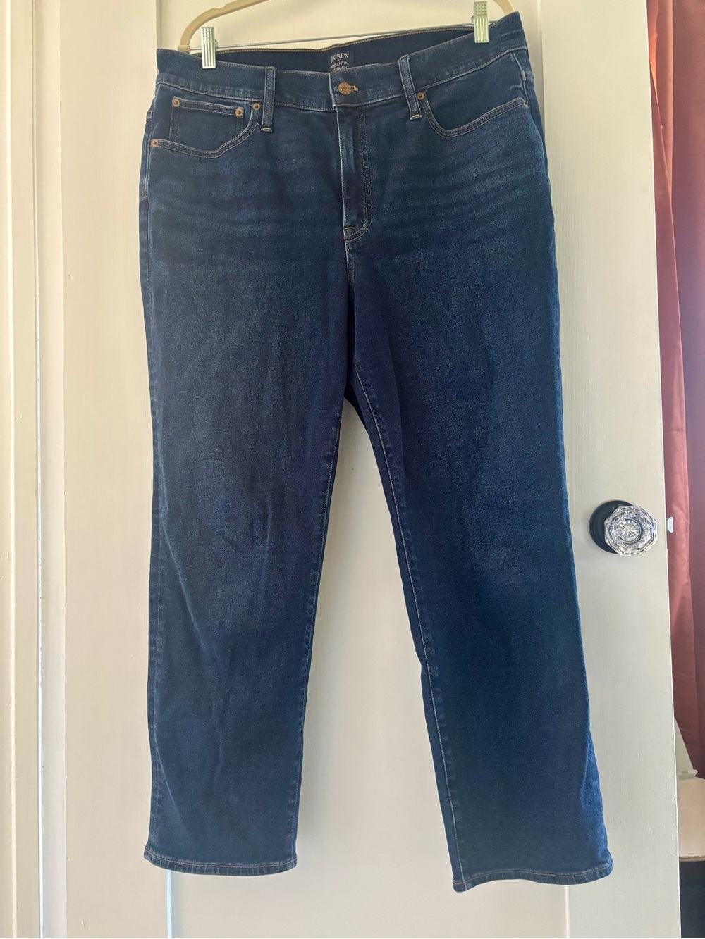 J Crew Essential Straight-Leg Jeans—Sz 33